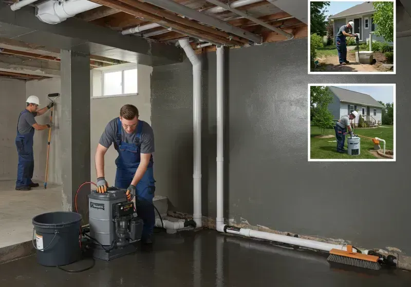 Basement Waterproofing and Flood Prevention process in Crest, CA